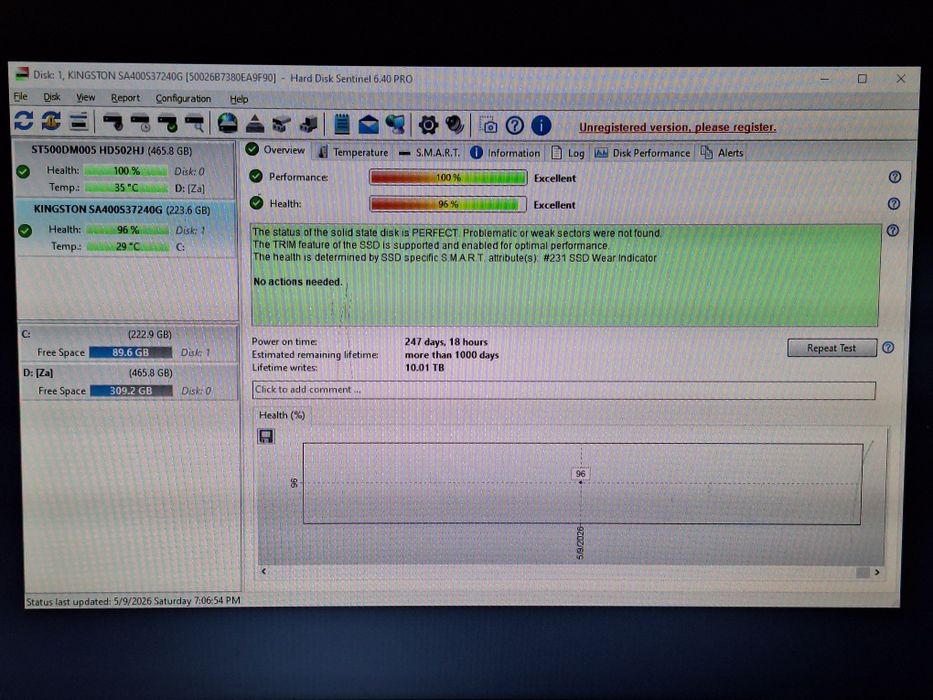 ssd kingston 240Gb + carcasa externa adata usb 3.2