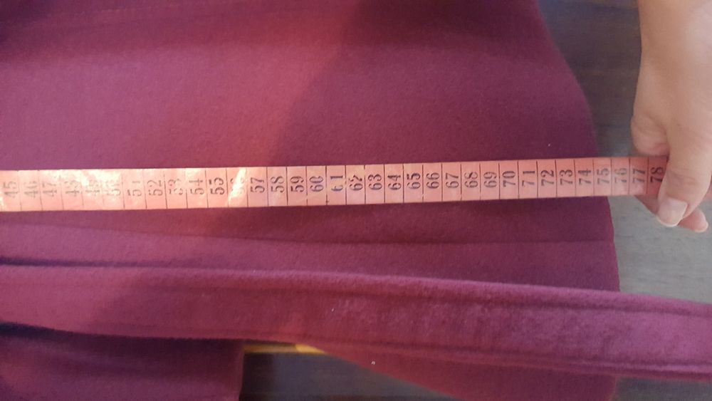 Palton dama visiniu marimea 38