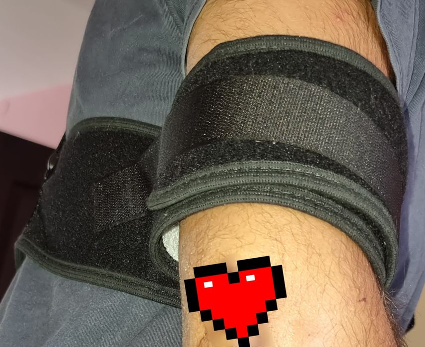 Шина за ръка черна