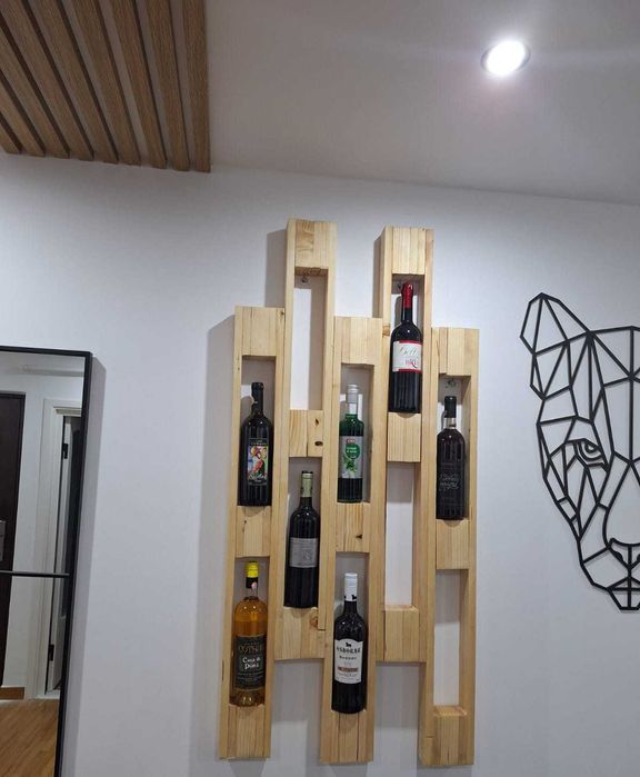 Suporturi Vin Lemn Masiv – Artizanat Handmade