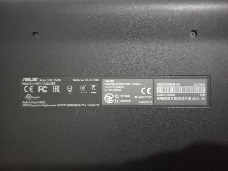 Notebook Asus core I7 500gb