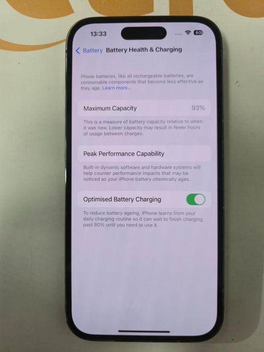 Telefon iPhone 14 Pro, 128GB, 5G, Deep Purple, Bat.93% -T-