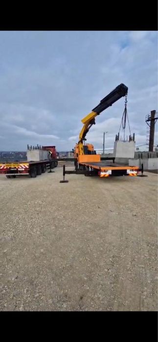 Inchiriem macara HIAB Constanta de 22 tone. Transport cu macara.