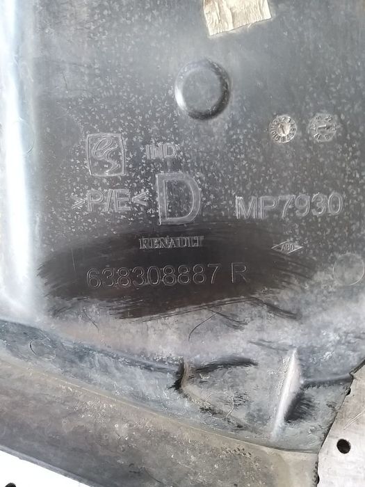 Element inchidere carenaj roata dreapta fata renault express 2022 638308887r