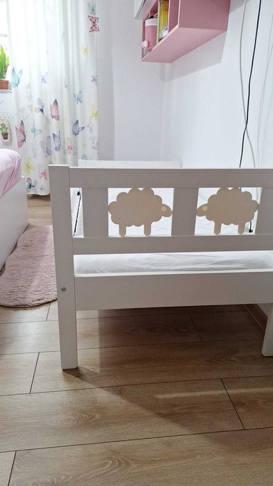 Vand pat+saltea+somiera -  1 persoana  stare foarte buna .160×70