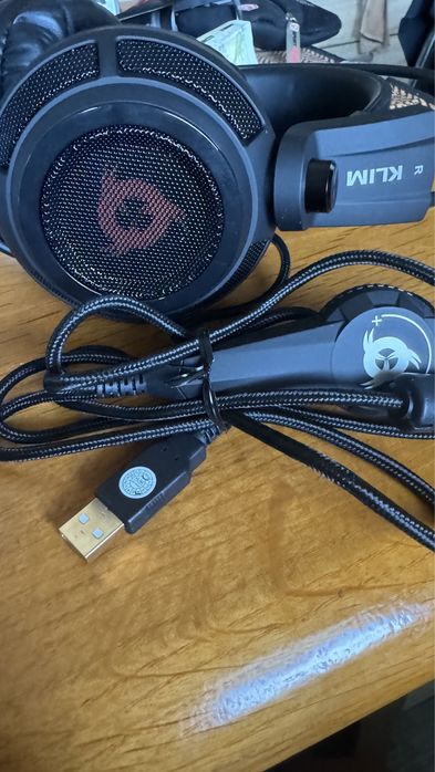 KLIM™ Puma - USB Gamer Headset with Mic - 7.1 Surround Sound