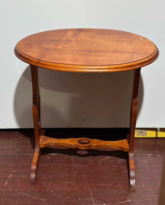 Masuta de cafea stil rustic din lemn masiv; Masa cu blat 50x37; Scaun