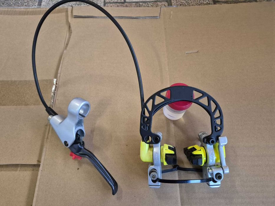 Frana hidraulica fata Magura HS33 Race Line, cu saboti noi