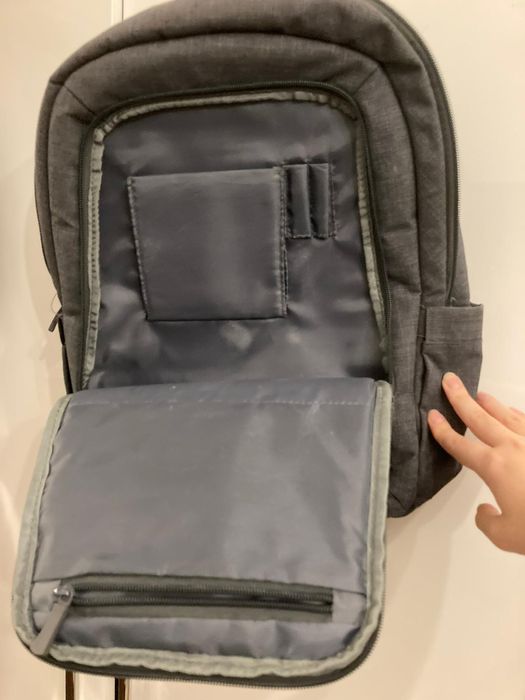 Ghiozdan Laptop Gri Waterpeoof