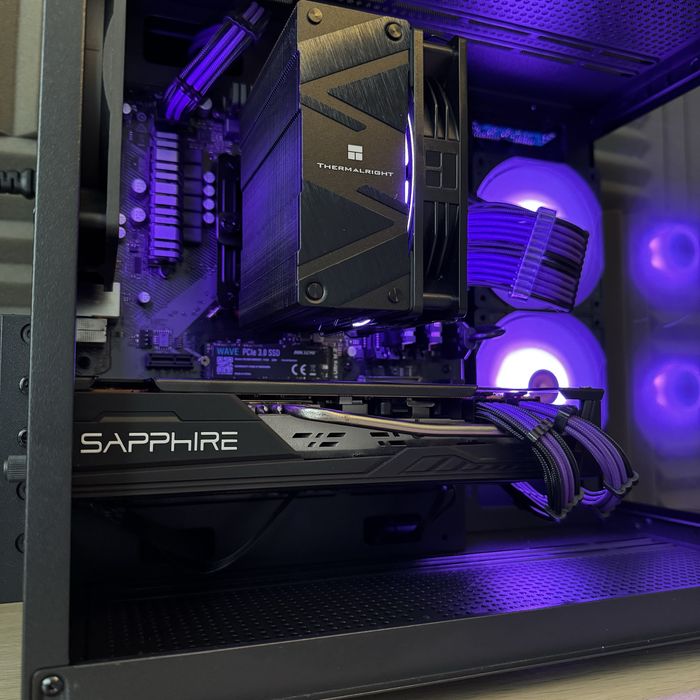 ЛИЗИНГ! Геймърски компютър Ryzen 5 / RX 5700 XT / 16GB RAM / SSD