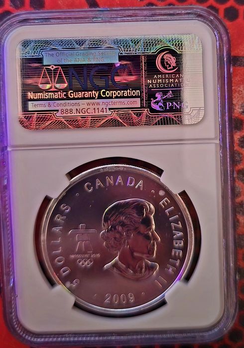 5$ silver JO Canada Vancouver gradata!