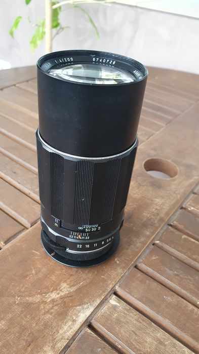 Обектив takumar 200mm f4 M42