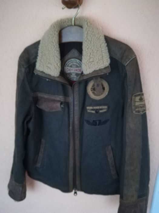 Geaca piele Chevignon L bărbați Aviator