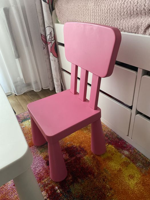 Vand masuta + 2 scaune Mammut Ikea