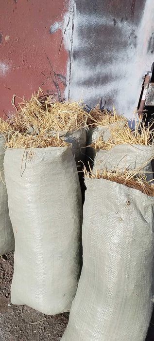 Солома в мешках. Юго-восток