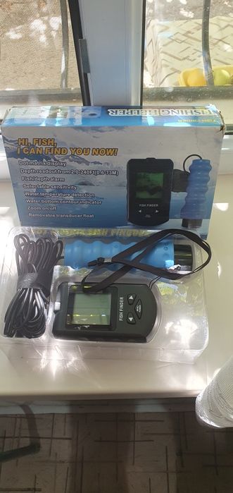 Новый проводной эхолот Fishing Helper (до 73 м)