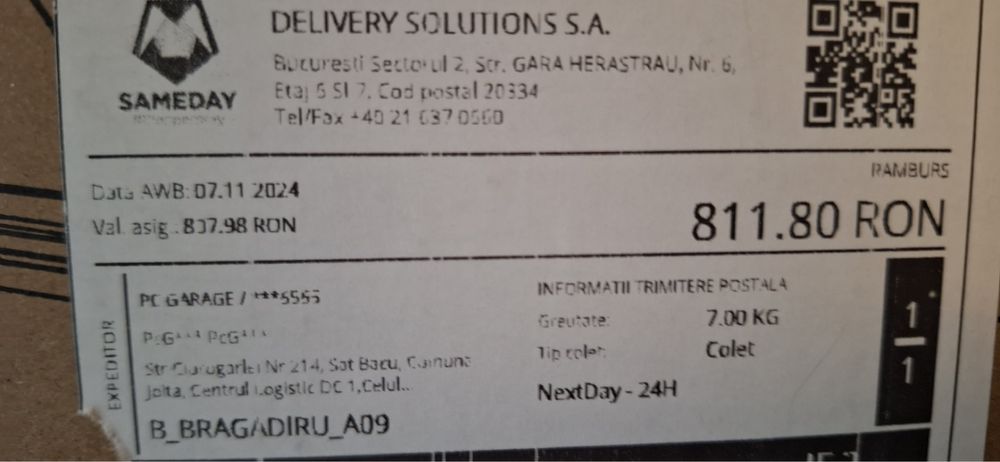 Vand monitor ca nou MSI 27 Inch 180hz de gaming