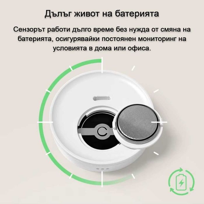 Avatto ZWSH16 Zigbee сензор за температура и влажност с E-ink дисплей