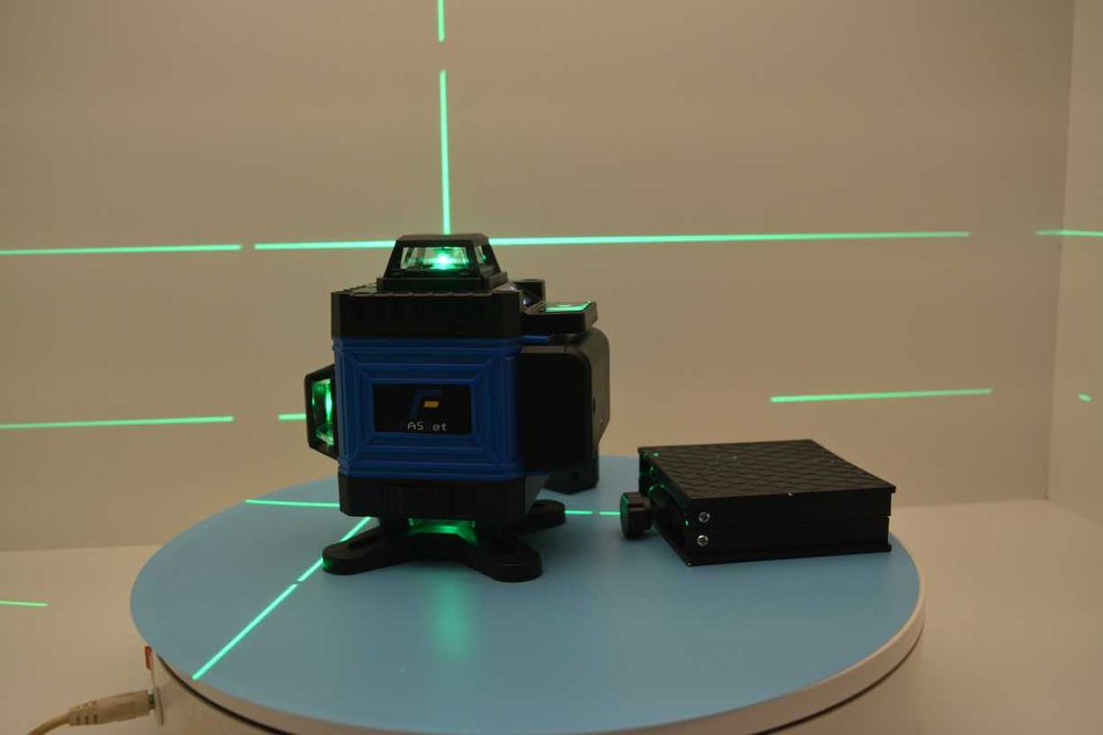 Reducere vine cu doua accu  Noutate Nivela raza laser neon green 4D 16 linii cu remote  Deal Nivelă raza kkamoon 16 linii 4D  fascicul laser verde  Re