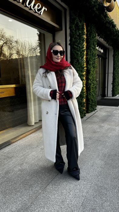 Шуба из натуральной овчины