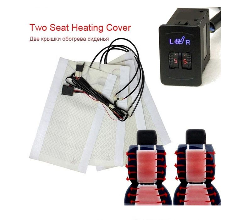 ЯНГИ! Авто сиденья иситгич 2 та сиденье учун. Подогрев на 2 сидений.