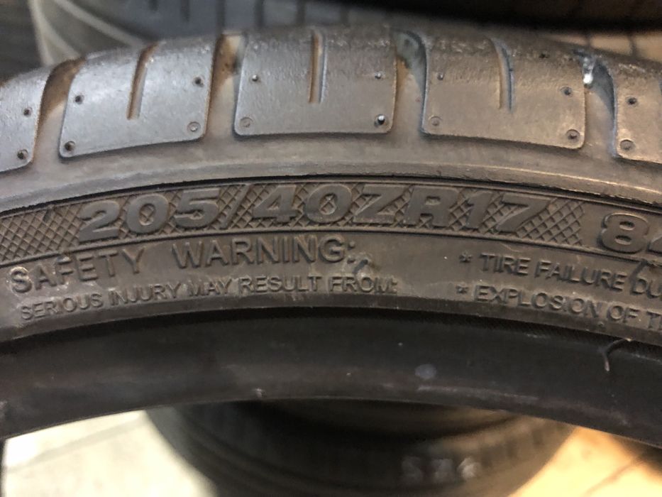 205/40/17 б/у из Германии