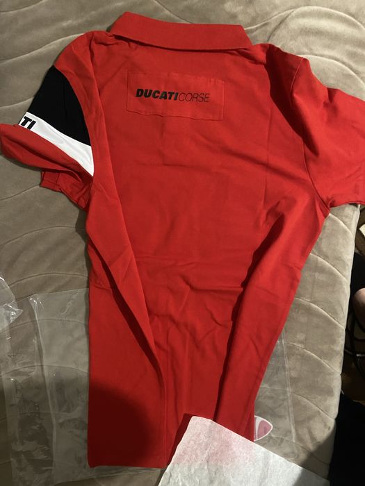 Ducati corse тениска с яка