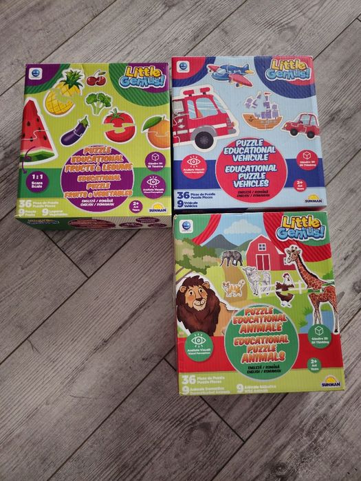 Jucării/puzzle-uri copii 6-12 luni