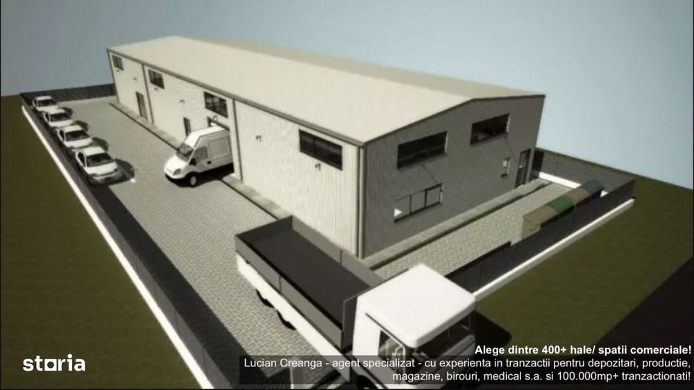 Hala noua cu/ fara chirias, 510mp, Letcani