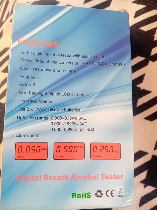 Alcool test digital