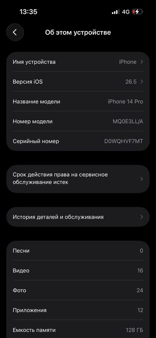 Iphone 14 pro 128 gb