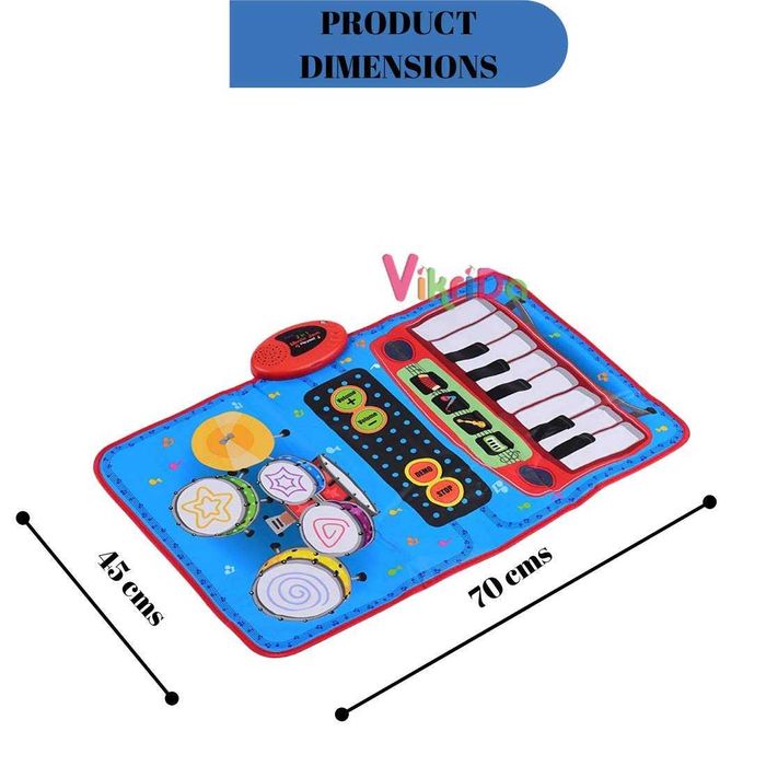Детско музикално килимче Kiditos 2 в 1
