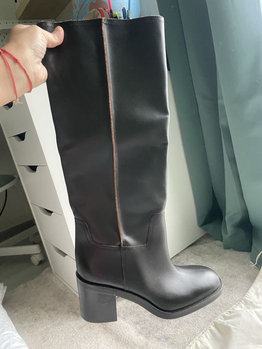 Cizme Zara,noi piele 41