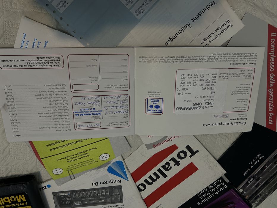 Сервисная книжка ауди а6 avant