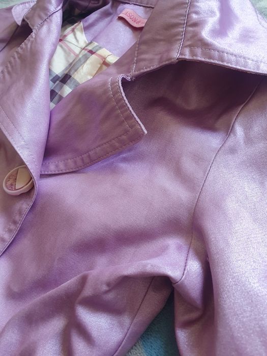 Плащ осенний для девочки 5-6 лет