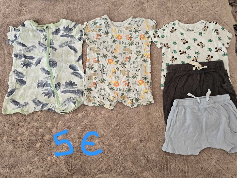 Продавам бебешки дрехи размер 9-12м