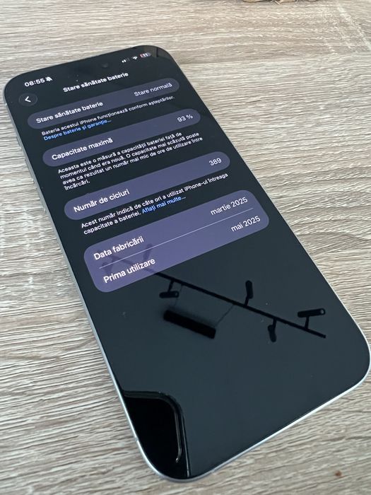 Iphone 16 pro Max Alb , 512 gb, stare ca nou