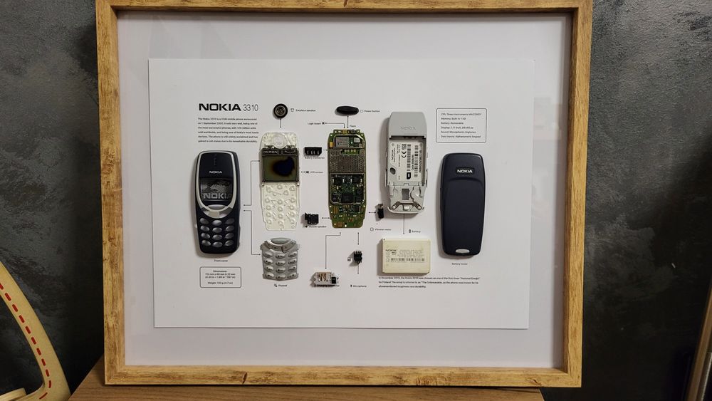 Tablou Nokia 3310 Dimensiuni 30x40cm
