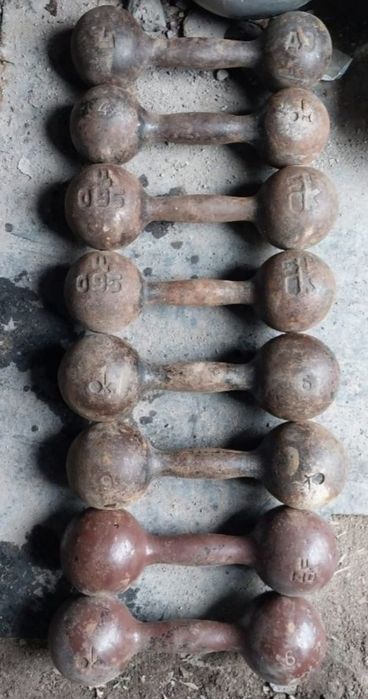 Гантели советские железные.