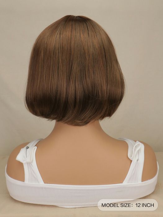 Дамска перука - светло кафява 
материал - синтетика
тип коса - права к