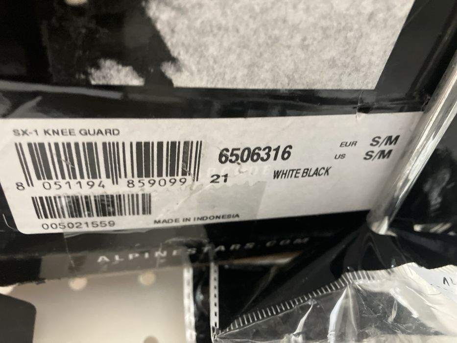 Чисто нови наколенки Alpinestars SX1  размер S/M