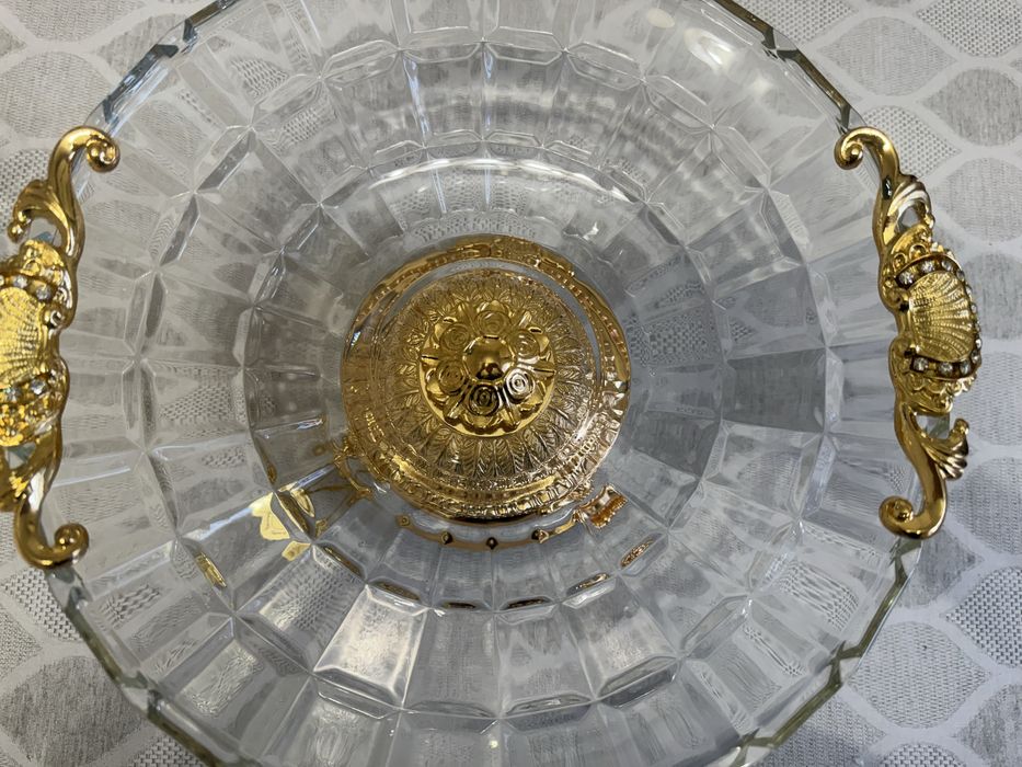 Фруктовницы хрустальные