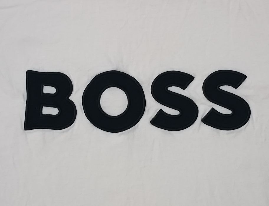 Hugo Boss Tee оригинална тениска XL Бос бяла памучна фланелка