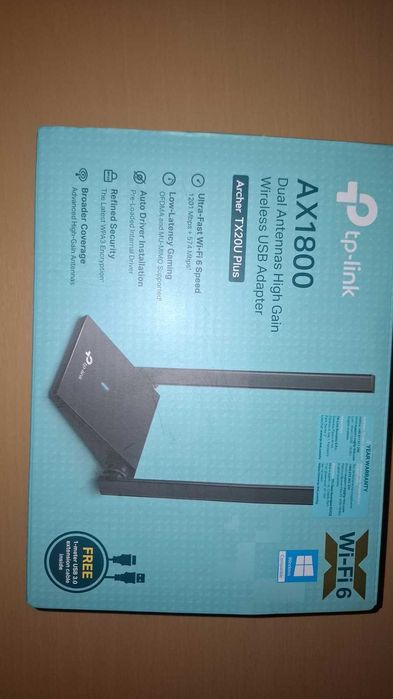 adaptor tp-link ax1800-ultra-fast wi-fi6