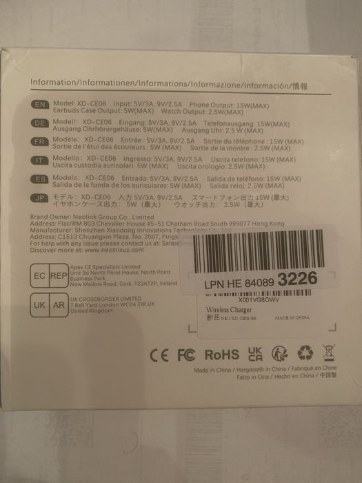 Incarcator statie incarcare wireless 3in1 Samsung Galaxy,Apple iPhone