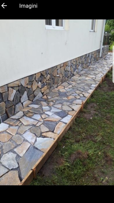 Piatra naturala de munte de Grecia 100% . Lucrez în toată Țara