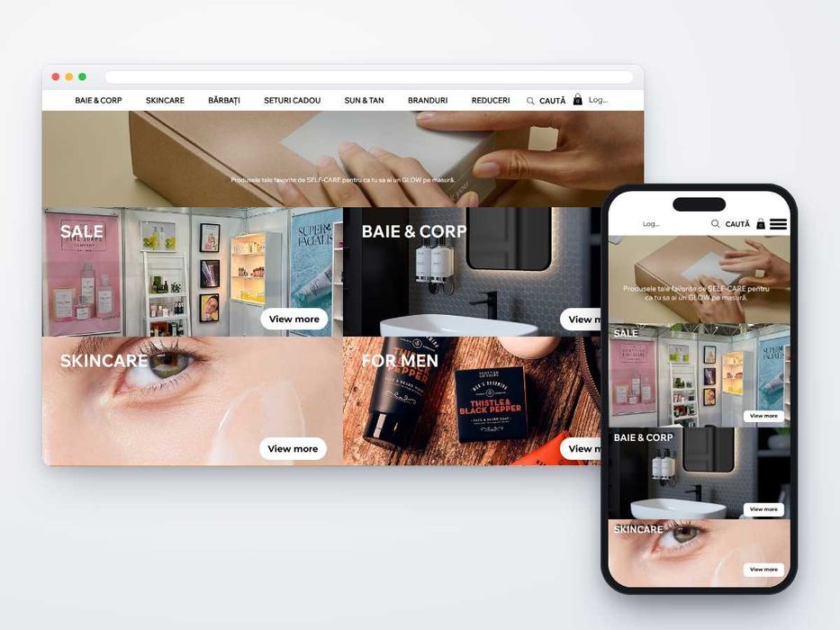 Creare site web firme, magazin online, SEO și Google Business Profile