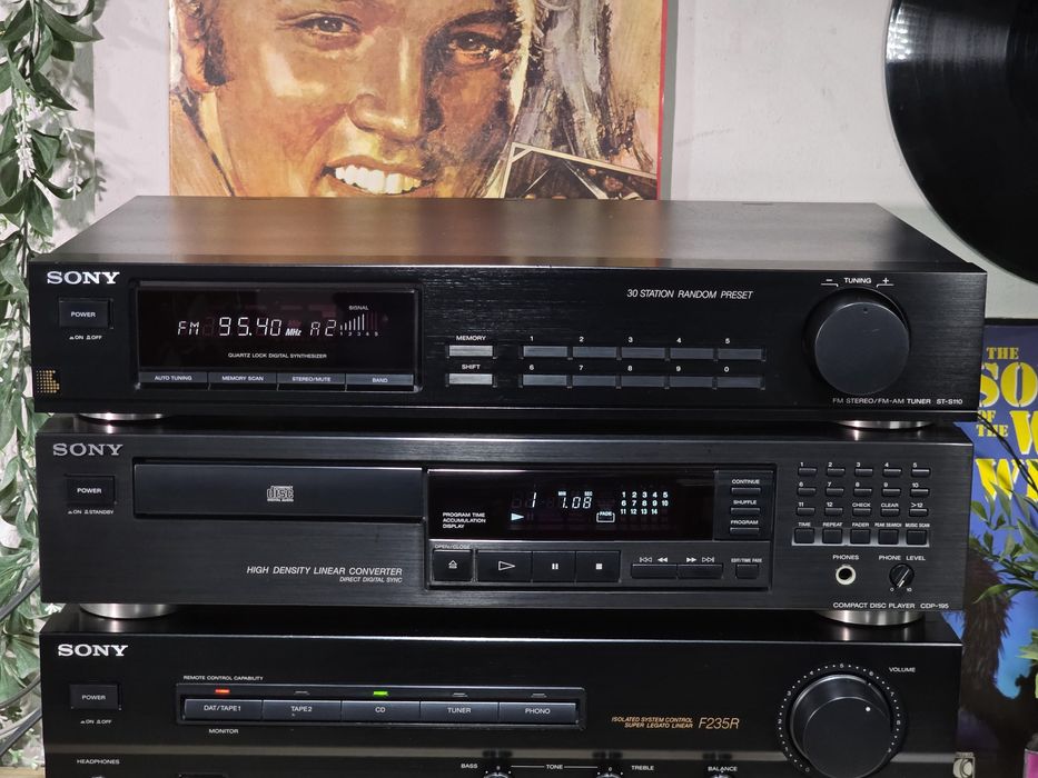 Linie audio SONY ,amplificator, deck,cd-player, tuner,hifi