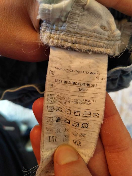 Benetton детски къси дънкови панталони