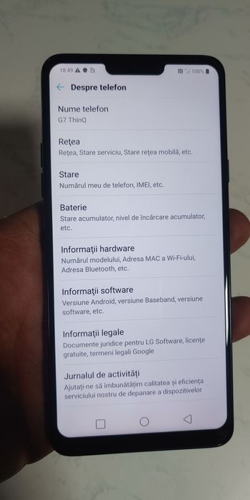 LG G 7 -ThinQ - impeccabil dual sim